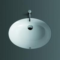 SIMAS Lavabi d'arredo Раковина под столешницу 58*43.5см NEVADA (с набором креплений и лекалом), цвет белый