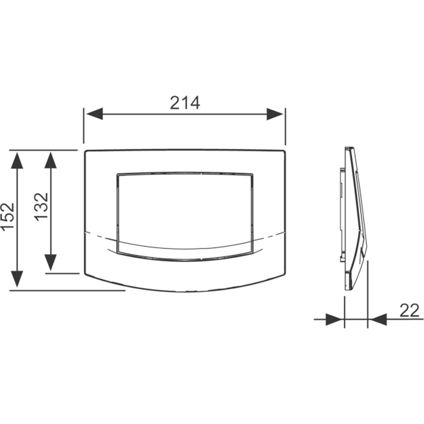 TECEambia, 1 клав., белая, антибак. TECEambia, 1 клав., белая, антибак.