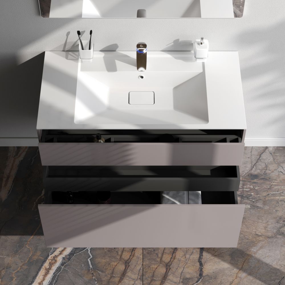 M50AFHX1003EGM Inspire V2.0, База под раковину, подвесная, 100 см, 3 ящика, push-to-open, элегантный M50AFHX1003EGM Inspire V2.0, База под раковину, подвесная, 100 см, 3 ящика, push-to-open, элегантный