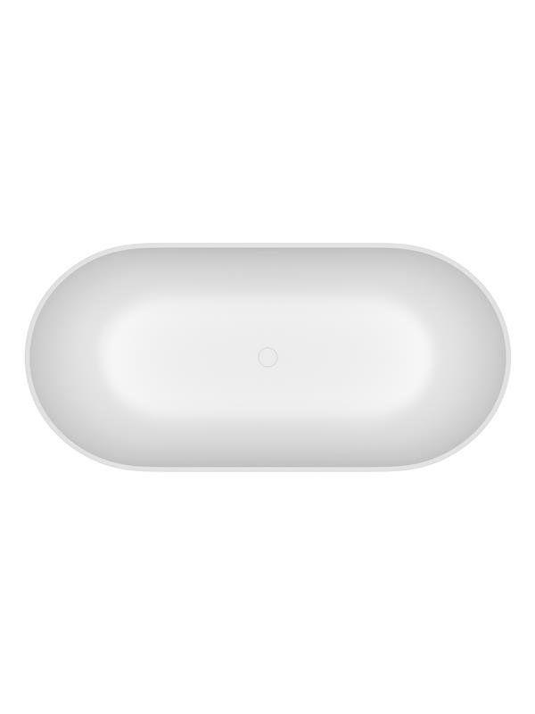 Ванна из искусственного камня Solid Surface 1700x800x575, BELBAGNO BB-ETNA-170-80-58-SSB, артикул BB-ETNA-170-80-58-SSB