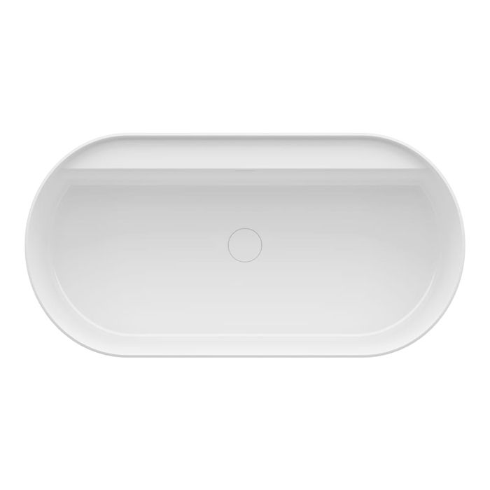 Laufen Sonar Ванна 1600x815х460мм, пристенная, с слив-переливом, материал: Marbond c рельефом, итегрированный перелив, цвет: белый