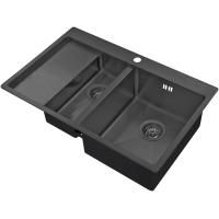 Кухонная мойка ZorG PVD Grafit PVD 5178-2-R GRAFIT Графит Кухонная мойка ZorG PVD Grafit PVD 5178-2-R GRAFIT Графит