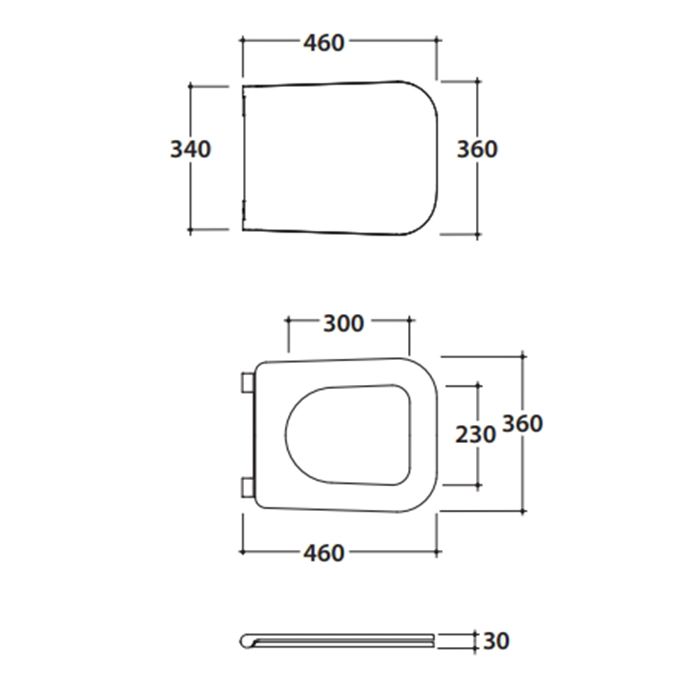 GLOBO Stone Сиденье для унитазов 52см STS05/ST002, цвет AGATA (микролифт)