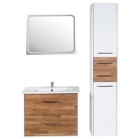 Тумба под раковину ASB-Woodline Оскар 65 подвесная Дуб Белый