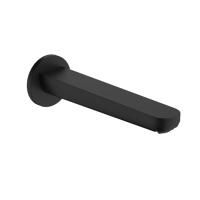 Излив, Hansgrohe, Rebris S, настенный, вынос излива, мм-200, стандарт подводки-1/2", цвет-черный матовый Излив, Hansgrohe, Rebris S, настенный, вынос излива, мм-200, стандарт подводки-1/2", цвет-черный матовый