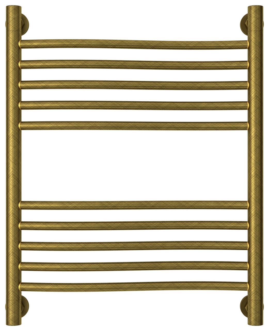 Полотенцесушитель водяной "ФЛЮИД+" 600х500 (Состаренная БРОНЗА)