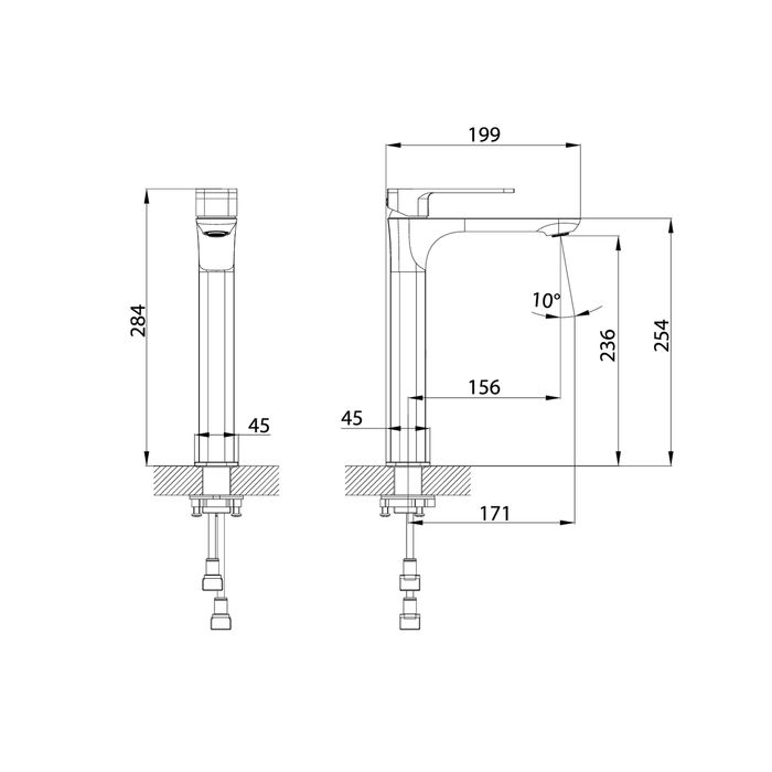 Смеситель для раковины IDDIS Slide (SLISB01i01), артикул SLISB01i01