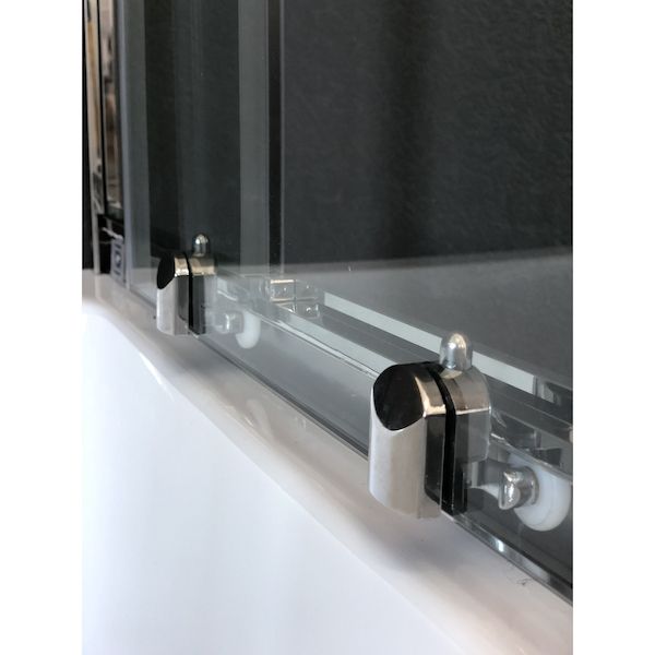 Душевой уголок Royal Bath RB-L-3002-3 120х80 без поддона профиль Хром стекло прозрачное