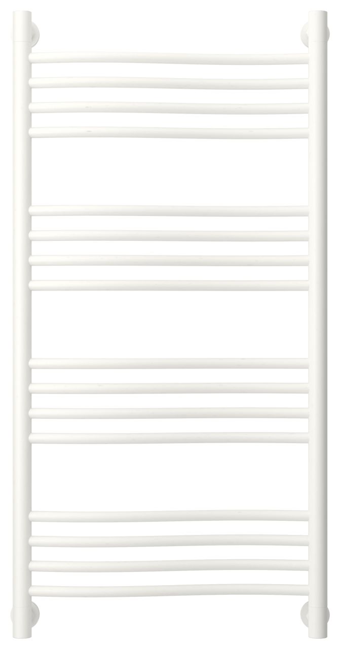 Полотенцесушитель водяной "ФЛЮИД+" 1000х500 (Матовый Белый)