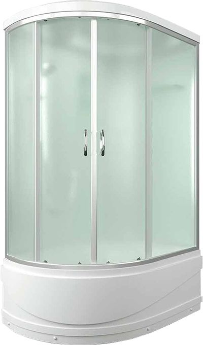 Душевая кабина Erlit Comfort ER3512TPR 120x80 задняя стенка Белая стекло матовое Душевая кабина Erlit Comfort ER3512TPR 120x80 задняя стенка Белая стекло матовое