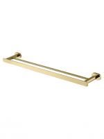 Полотенцедержатель двойной WONZON & WOGHAND FIRST, Глянцевое золото (WW-8411-LG)