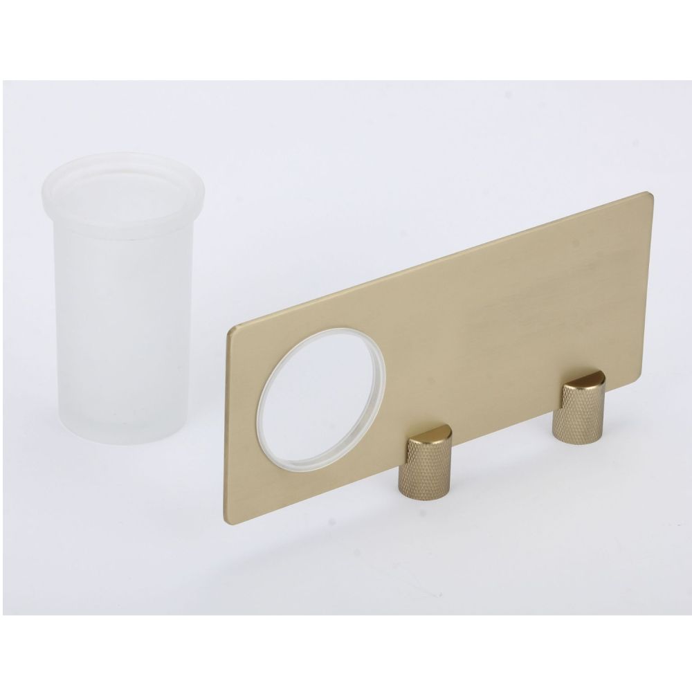 Стакан для ванной комнаты Savol S-002158C, матовое золото, артикул S-002158C