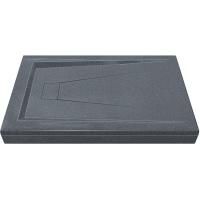 Душевой поддон из искусственного камня Good Door Атриум 120x80 ЛП00032 Серый