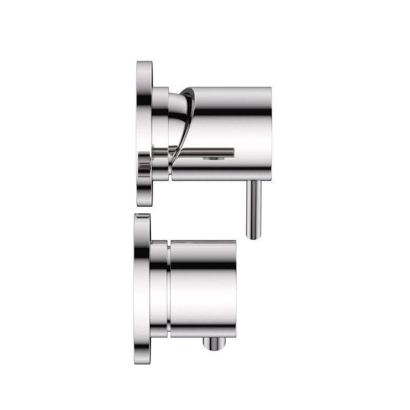 Встраиваемый однорычажный смеситель на 3 выхода CEZARES LEAF-VDIM3-L