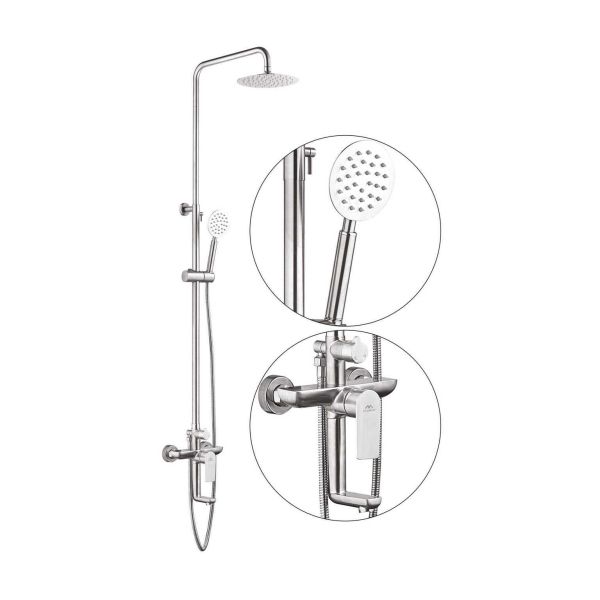 Душевая система FASHUN A52419, сатин