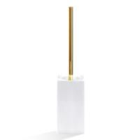 Decor Walther DW 6200 Туалетный ершик h44см, напольный, фарфор, цвет: белый / золотой