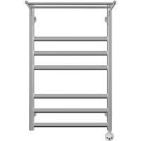 Электрический полотенцесушитель Terminus Хендрикс П7 500x796 4660059921280 с полкой Хром