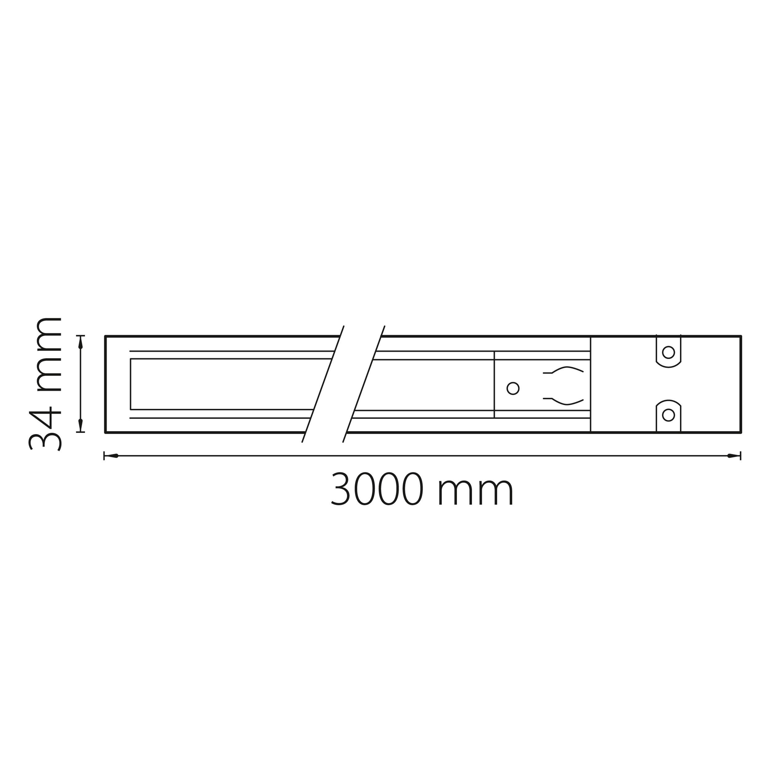 Трек четырехконтактный трехфазный Barra Lightstar 504039 Трек четырехконтактный трехфазный Barra Lightstar 504039