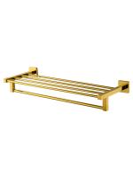 Полотенцедержатель с полкой WONZON & WOGHAND POLO, Темное золото (WW-8981-DG)
