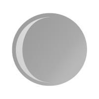 Simas Henges Зеркало круглое Mezzaluna с подсветкой