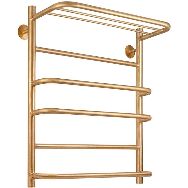 Водяной полотенцесушитель Secado Верона 2 50х70 с полкой Бронза