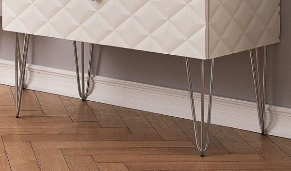 Puris Diamond Line, комплект из 4-х ножек для тумбы под раковину, цвет хром
