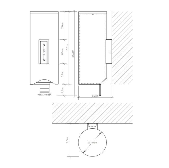Decor Walther DW 280 Дозатор для мыла, подвесной, цвет: хром, артикул 0848600
