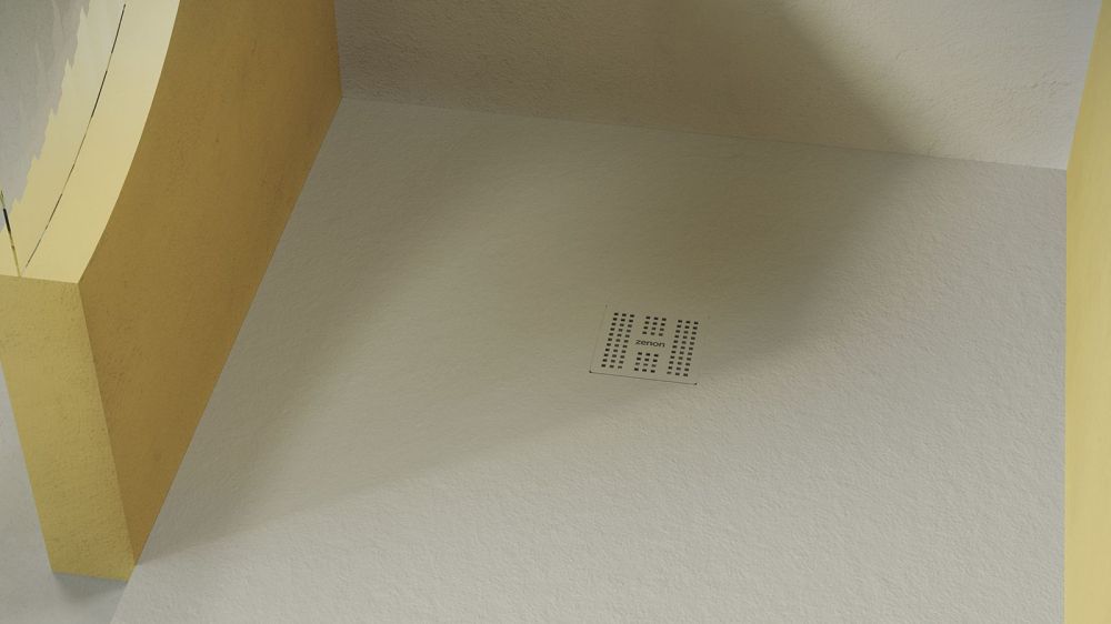 Zenon Smart Korvit, поддон из искусственного камня с покрытием Gel Coat 100х100, цвет Perla (жемчужный), артикул 4000.000.000.000.18789