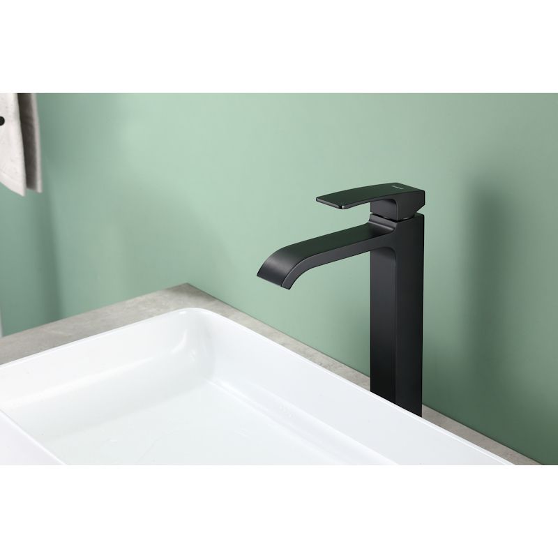 Смеситель для раковины высокий Raglo R02.15.06, черный