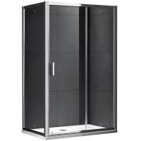 Душевой уголок Gemy S30191D-A85 110х85 профиль Хром стекло прозрачное Душевой уголок Gemy S30191D-A85 110х85 профиль Хром стекло прозрачное