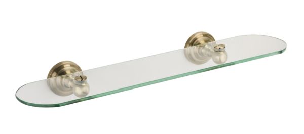 Стеклянная полка Fixsen Retro FX-83803 Бронза