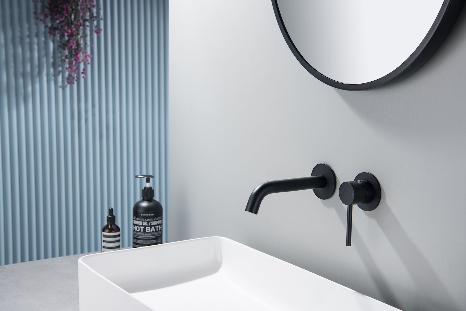 Смеситель для раковины встроенный Timo Saona 2372/03SM черный, артикул 2372/03SM