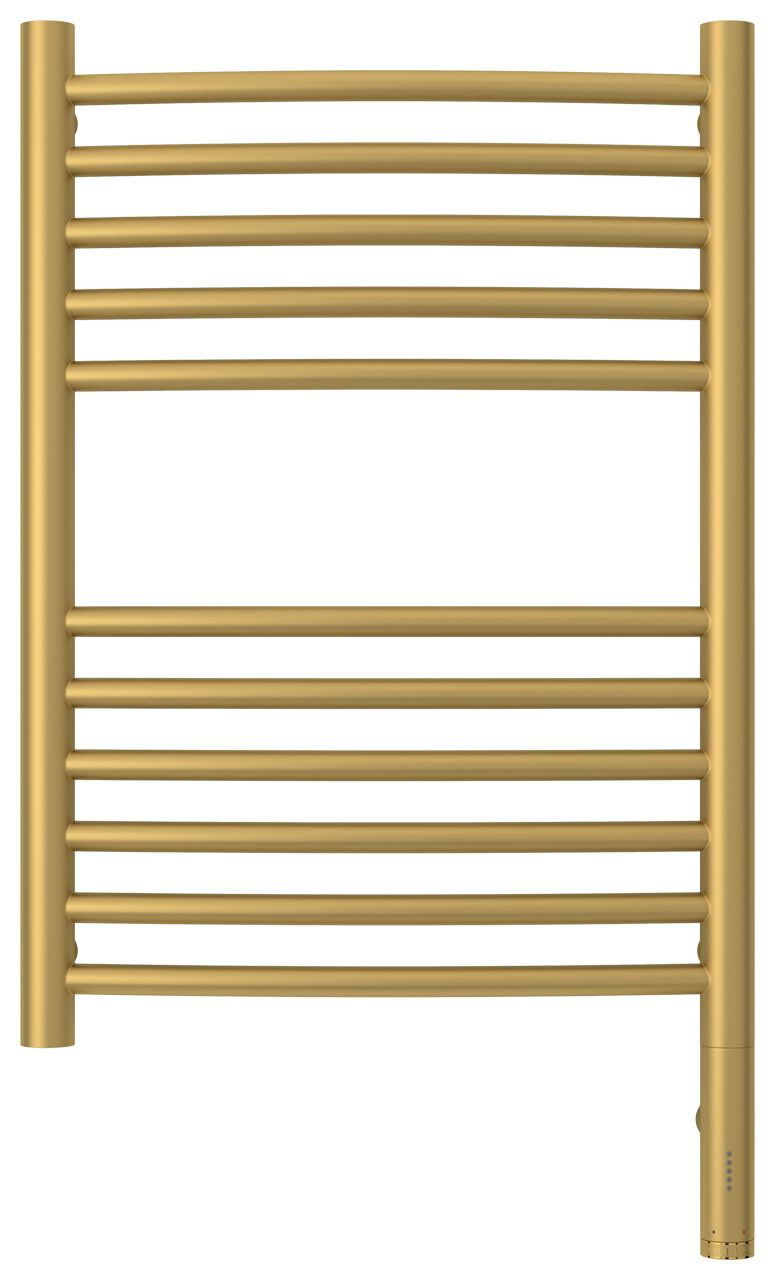 Полотенцесушитель электрический "БОГЕМА 3.0" 600х400 / МЭМ правый (Матовое золото)