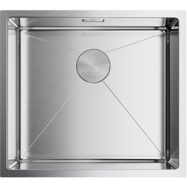 Мойка, OMOIKIRI, TAKI, ширина, мм-490, глубина, мм-440, высота, мм-200, тип установки-встраиваемый, отверстия для смесителя-отсутствуют, с переливом, сифон, донный клапан и декоративный корзинчатый элемент в комплекте, автоматический донный клапан-приобре