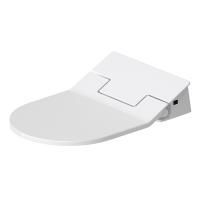 Сиденье для унитаза с функцией биде, Duravit, SensoWash® Slim, с крышкой, ширина, мм-373, длина, мм-539, высота, мм-106, подключение-скрытое, оснащение-ПДУ, управление функциями крышки и сиденья с помощью электричества, душ для ягодиц, для дам и комфортны