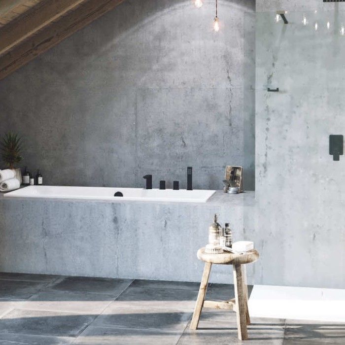 Смеситель на борт ванны EXCELLENT Keria AREX.2033BL (черный мат)