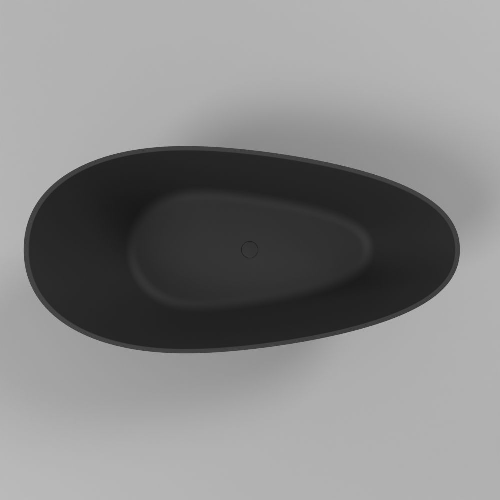 Ванна WHITECROSS Spinel C 150x70 (черный мат) иск. камень