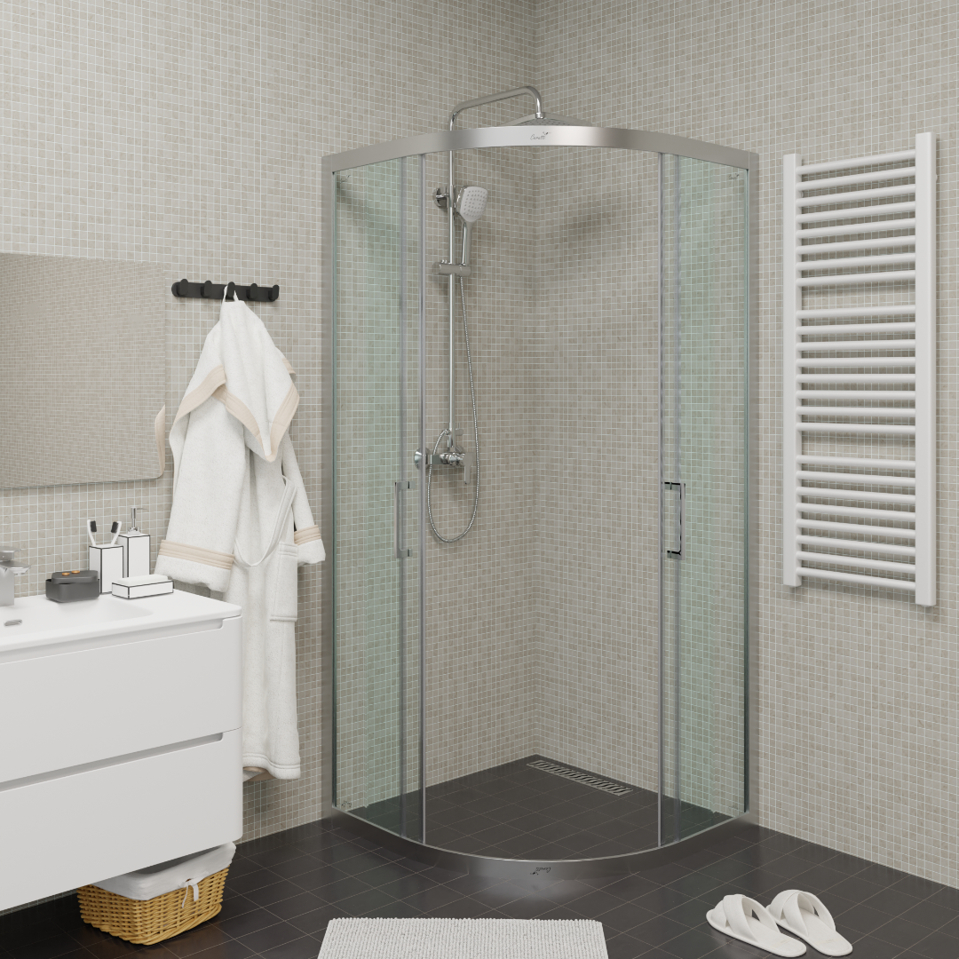 Ограждение VIVA90 душевое Cerutti SPA без поддона (90x90x195) Ограждение VIVA90 душевое Cerutti SPA без поддона (90x90x195)