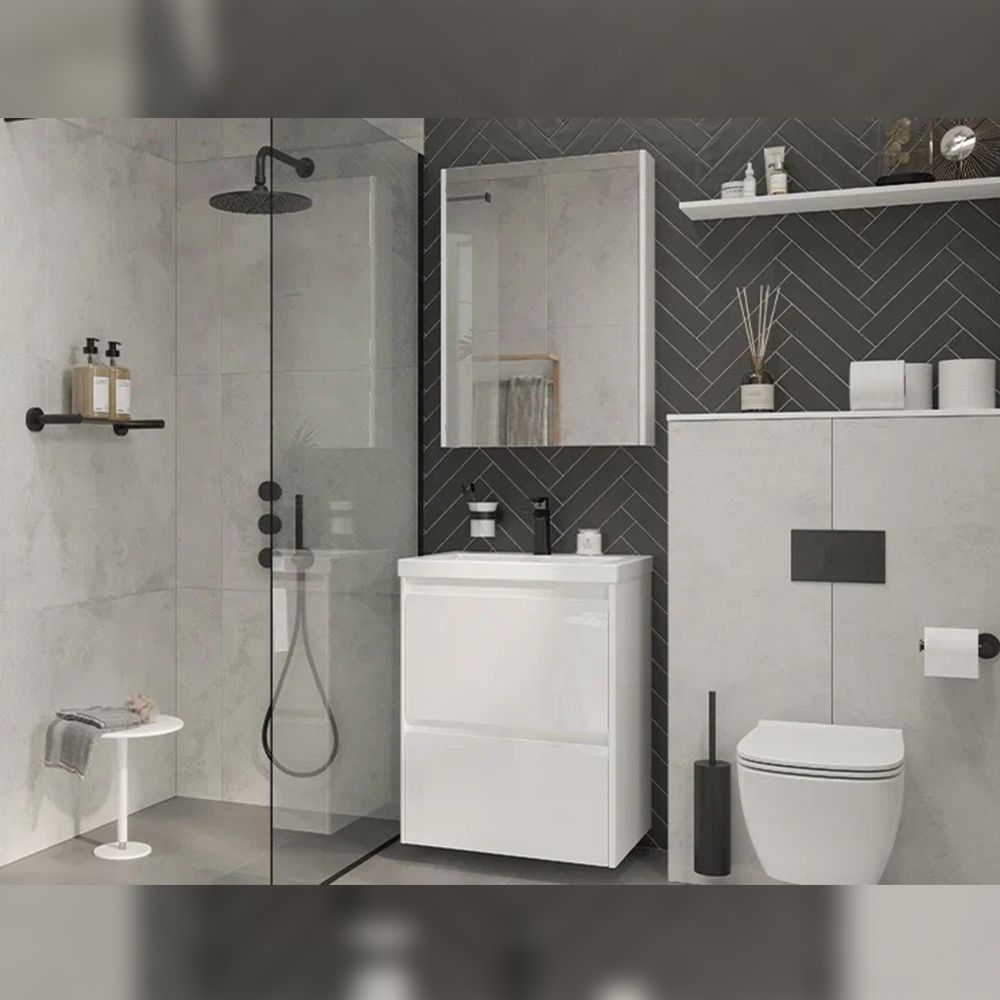 Зеркальный шкаф Velvex Klaufs, 60 см, артикул zsh.KLA.60