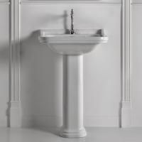 Kerasan Waldorf Раковина керамическая 60х55см, c 1 отверстием под смеситель, белая, цвет заглушки - хром Kerasan Waldorf Раковина керамическая 60х55см, c 1 отверстием под смеситель, белая, цвет заглушки - хром