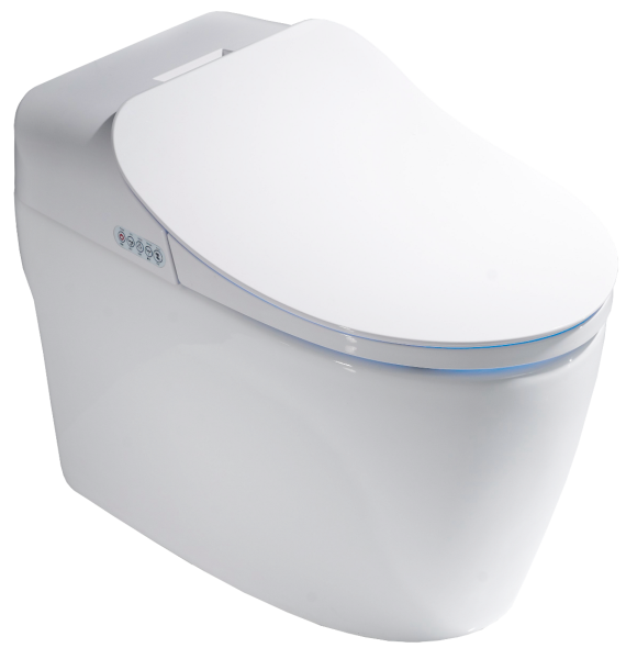 Электронный приставной унитаз-биде  TIMO TE-721, белый