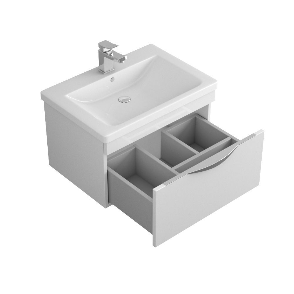 Тумба Sjel 65, белый лак