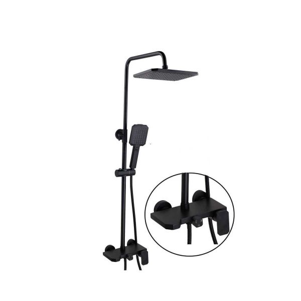 Душевая система FASHUN A52424-7, черный