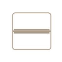 Bertocci Fly Держатель для туалетной бумаги, цвет: nichel mat