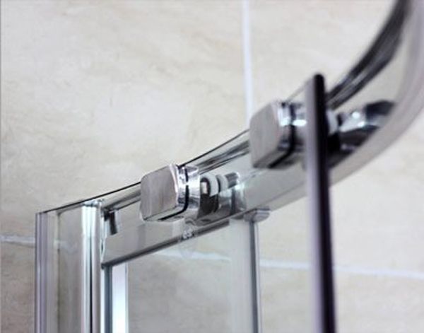 Душевой уголок Cezares Pratico R-2 90x90 PRATICO-R-2-90-C-Cr профиль Хром стекло прозрачное