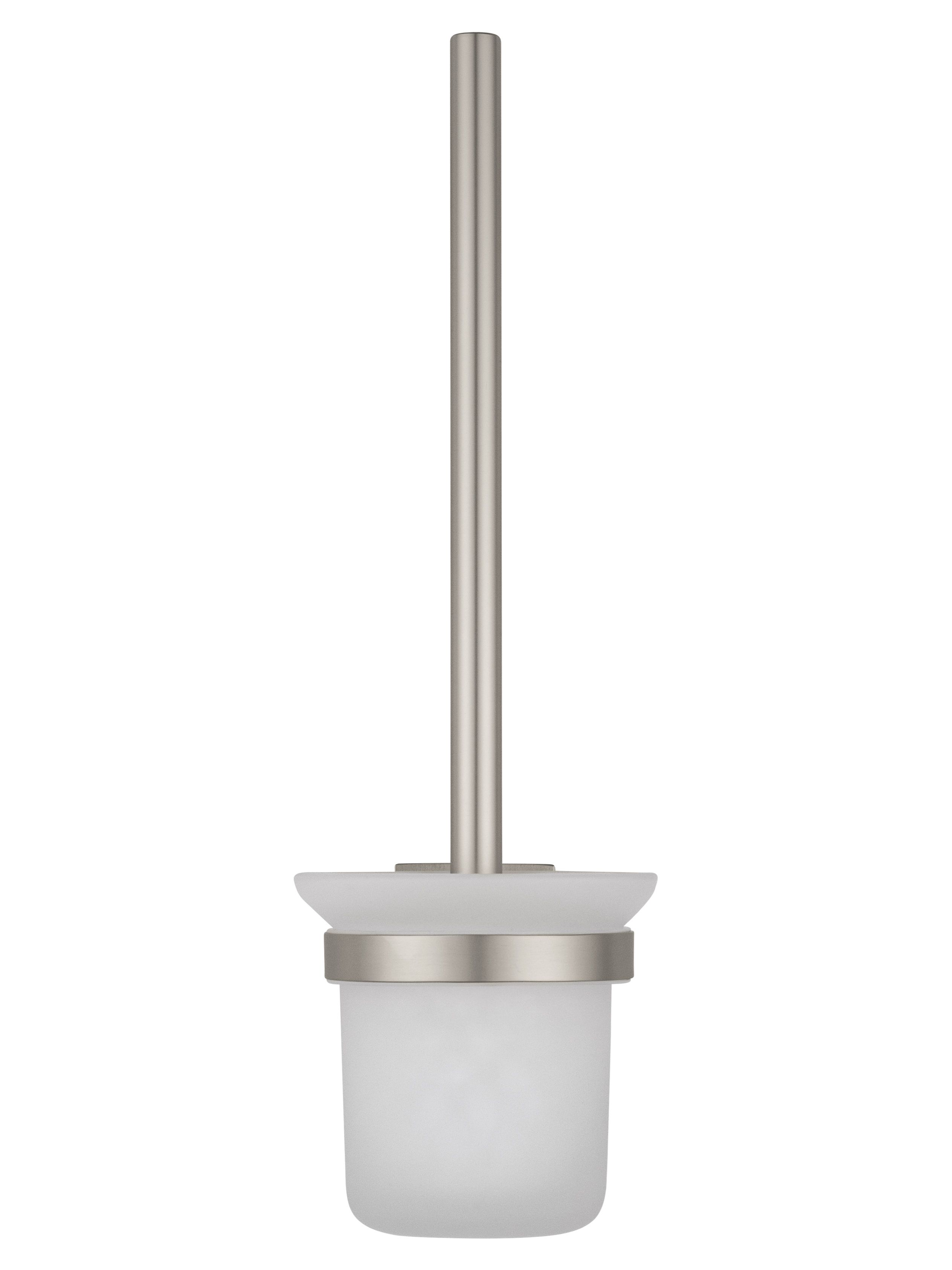 Туалетный ершик в комплекте WONZON & WOGHAND POLO, Брашированный никель (WW-8919-BN)