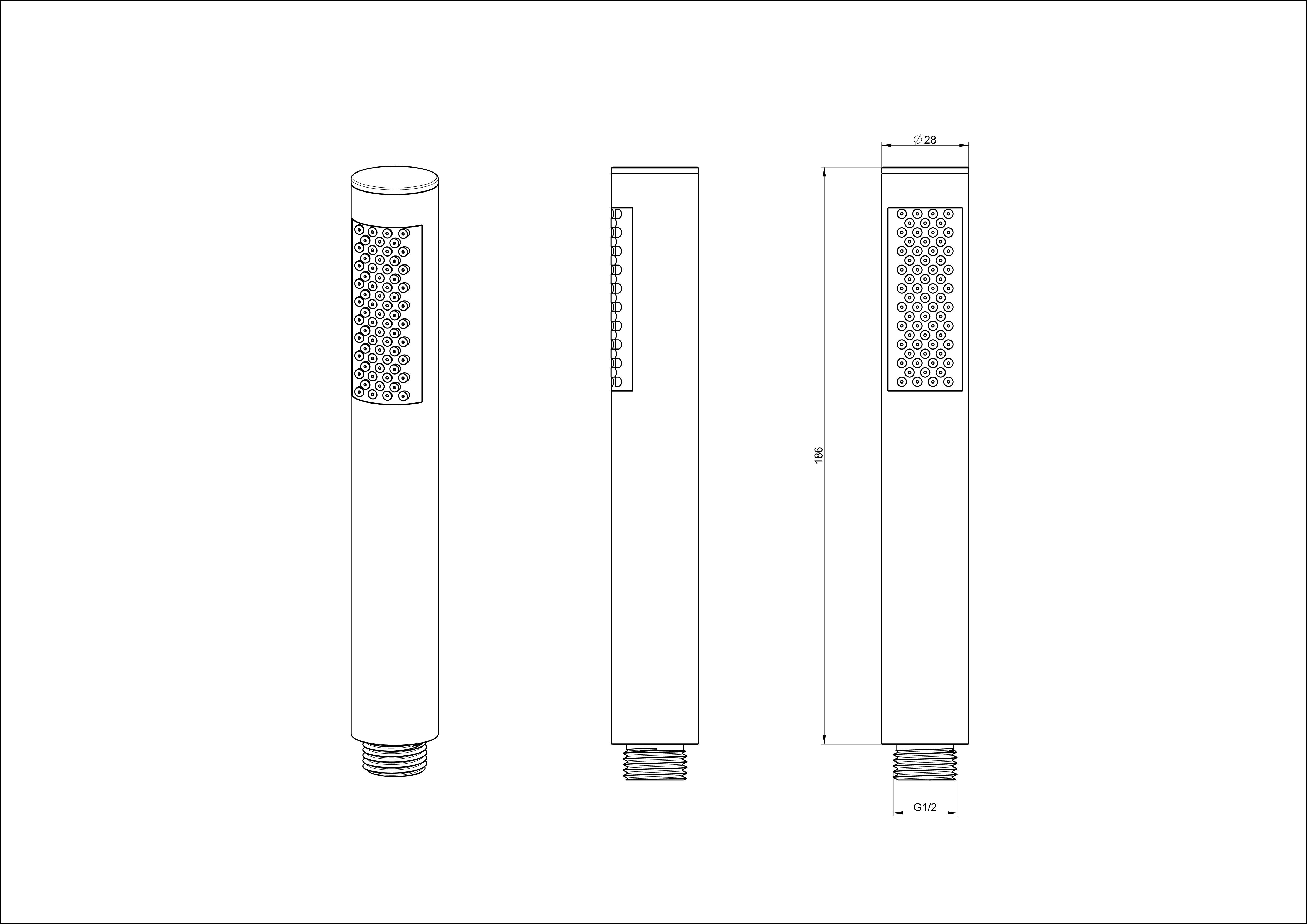 Лейка для душа WONZON & WOGHAND, Черный матовый (WW-88SC04-MB) Лейка для душа WONZON & WOGHAND, Черный матовый (WW-88SC04-MB)