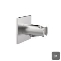 ALMAR Вывод из стены с держателем для душевой лейки, цвет Gun Metal Brushed PVD ALMAR Вывод из стены с держателем для душевой лейки, цвет Gun Metal Brushed PVD