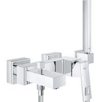Смеситель для ванны с душем  GROHE EUROCUBE 23141000 (хром, L-18,1), шт Смеситель для ванны с душем  GROHE EUROCUBE 23141000 (хром, L-18,1), шт
