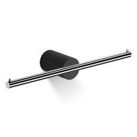 Бумагодержатель, Decor Walther, Stone, ширина, мм-280, глубина, мм-70, высота, мм-40, тип установки-настенный, цвет-черный матовый/хром